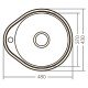 Мойка кухонная Zerix Z4843-08-180E (Satin) (ZX1598)