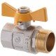 Кран шаровой Waterpro WP607-20FMW-Y - 3/4" FMW ГШМ YELLOW, ручка "бабочка" желтая (WP2892) Кран шаровой Waterpro WP607-20FMW-Y - 3/4" FMW ГШМ YELLOW, ручка "бабочка" желтая (WP2892)