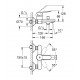Смеситель для ванны Grohe BauEdge (23605000) Смеситель для ванны Grohe BauEdge (23605000)
