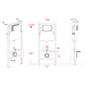Комплект унитаз с инсталляцией для унитаза Mixxus Premium BEVEL-SET-2101 BLACK система смыва TORNAD Комплект унитаз с инсталляцией для унитаза Mixxus Premium BEVEL-SET-2101 BLACK система смыва TORNAD