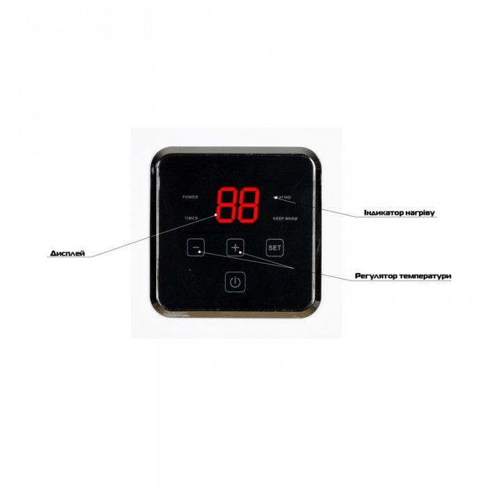 Водонагреватель "Квадрат" Mixxus EWH-15080 CUBE DRY накопительный 80 л, сухой тен 2,0 kW (WH0618)