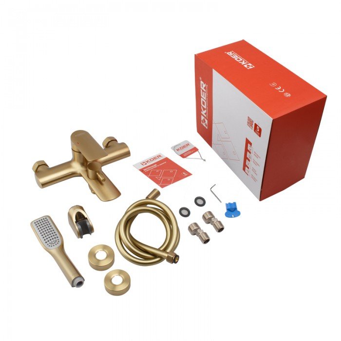 Змішувач для ванни з коротким виливом Koer KB-40028-12 (KR5307) Змішувач для ванни з коротким виливом Koer KB-40028-12 (KR5307)