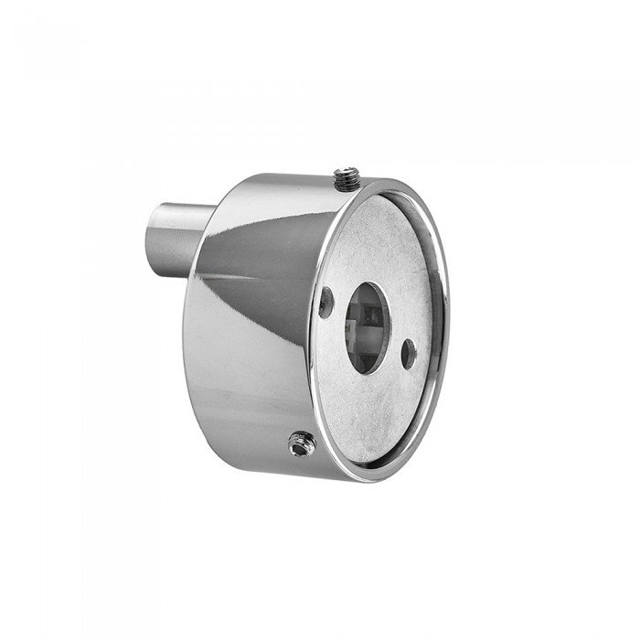 Чашка декоративна Mixxus TCC-01 CHROME (кругла) для маскування кабелю (колір хром) (MI6637)