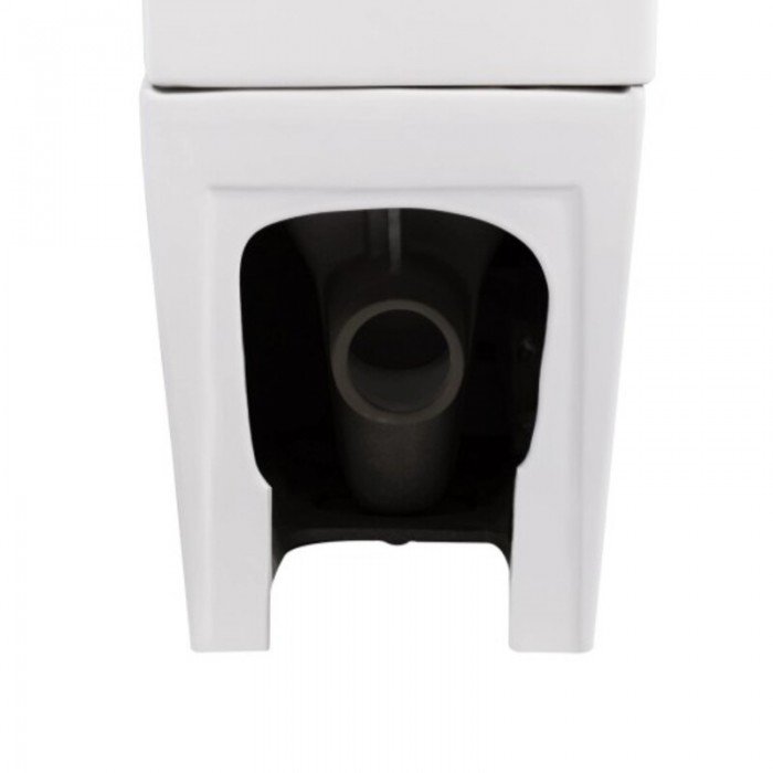 Чаша унітазу-компакту Mixxus Premium Quadro-0402-R Bowl 675х390х855 Rimless без сидіння (MI8340)