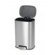 Відро для сміття з плавним закриттям овальне Mixxus Premium Diverse-TC0112 SS Color 12л колір нержавіюче