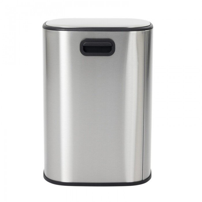 Відро для сміття з плавним закриттям овальне Mixxus Premium Diverse-TC0112 SS Color 12л колір нержавіюче