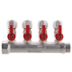Колектор з кульовими кранами та фітингом Koer KR.1125-4 - 3/4”x4 Ways (KR2837) Колектор з кульовими кранами та фітингом Koer KR.1125-4 - 3/4”x4 Ways (KR2837)