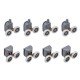 Душевая кабина с низким поддоном Mixxus CUBIC SCT01-90x90x195-TR GRAPHITE прозрачное стекло 4мм (MI Душевая кабина с низким поддоном Mixxus CUBIC SCT01-90x90x195-TR GRAPHITE прозрачное стекло 4мм (MI