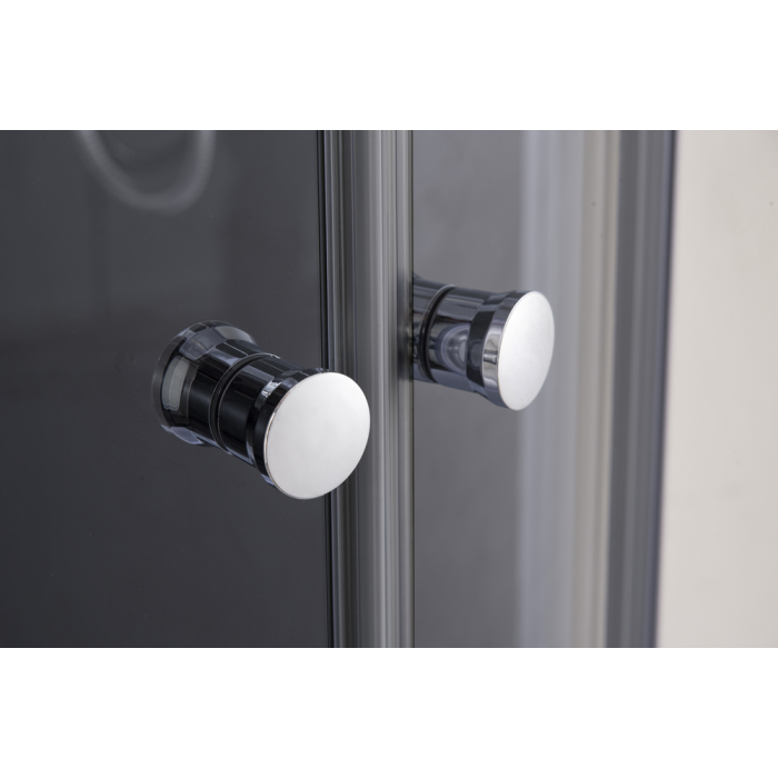 Душевая кабина с низким поддоном Mixxus CUBIC SCT01-90x90x195-TR GRAPHITE прозрачное стекло 4мм (MI Душевая кабина с низким поддоном Mixxus CUBIC SCT01-90x90x195-TR GRAPHITE прозрачное стекло 4мм (MI