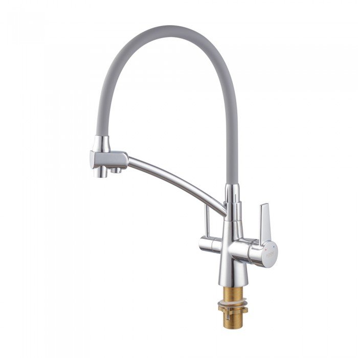 Кухонний змішувач з силік. виливом і вих. для питної води KOER KB-72003-01 (KR3375) Кухонний змішувач з силік. виливом і вих. для питної води KOER KB-72003-01 (KR3375)