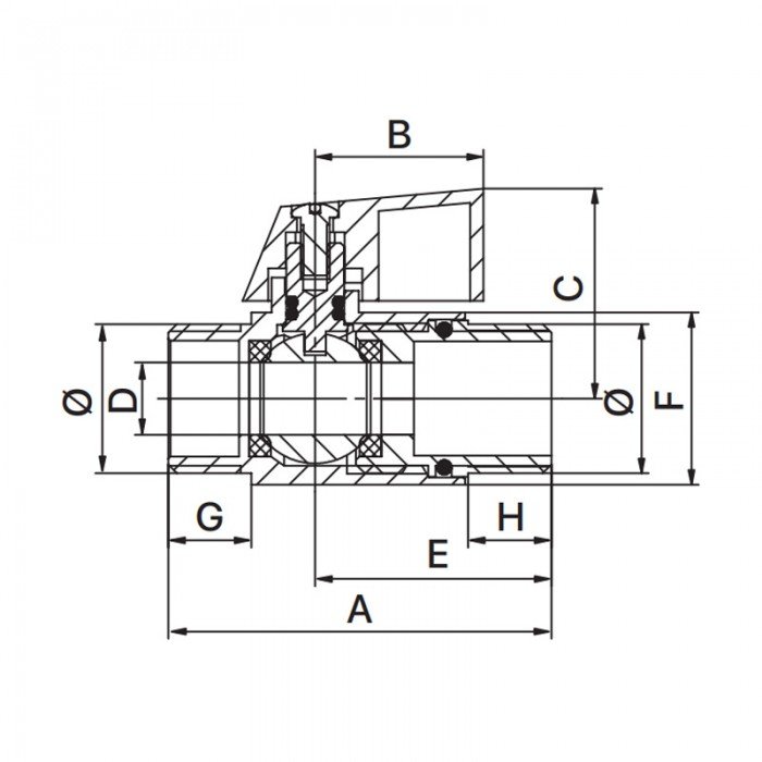 Кран "мини" Europroduct EP.530 - 1/2" ШШБ (EP6024) Кран "мини" Europroduct EP.530 - 1/2" ШШБ (EP6024)