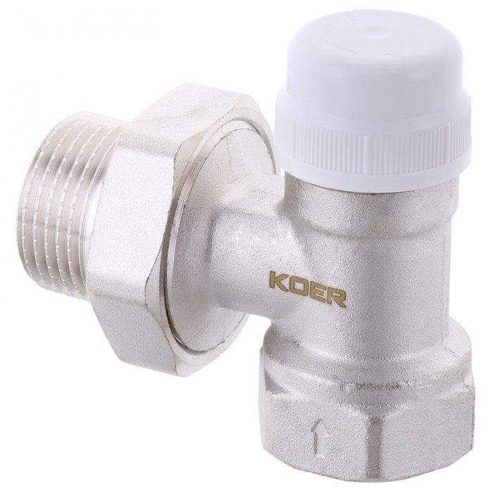 Кран термостатический угловой Koer KR.921 - 1" (KR2915) Кран термостатический угловой Koer KR.921 - 1" (KR2915)