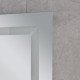 Зеркало Mixxus LIGHT MR01-80x60 с Led Touch, Anti-fog, димером, регулятором яркости, часами (MI5998