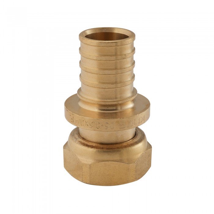 Переходник с накидной гайкой под плоское уплотнение Koer KA.A08F-25S - 25(3.5mm) x 3/4"F (KR4868) Переходник с накидной гайкой под плоское уплотнение Koer KA.A08F-25S - 25(3.5mm) x 3/4"F (KR4868)