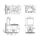 Бачок для унитаза-компакта Mixxus Premium Bevel-0402-R Tank 670х390х880 со сливной арматурой (MI832 Бачок для унитаза-компакта Mixxus Premium Bevel-0402-R Tank 670х390х880 со сливной арматурой (MI832