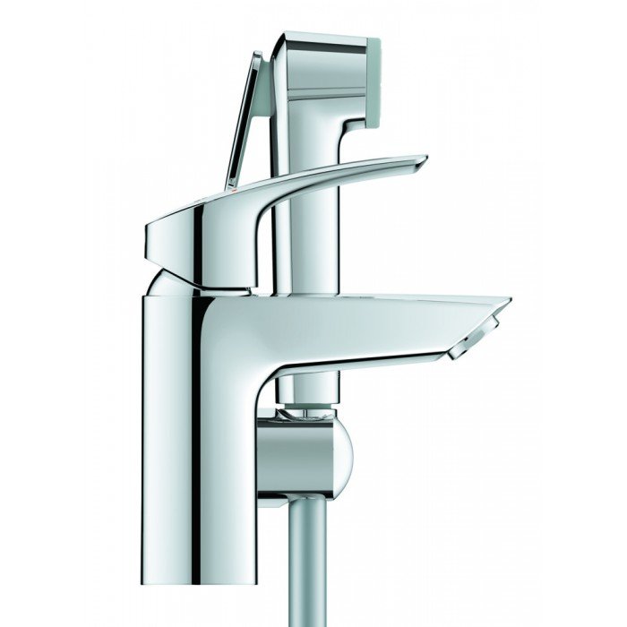Смеситель для раковины с гигиеническим душем Grohe Eurosmart New (23124003) Смеситель для раковины с гигиеническим душем Grohe Eurosmart New (23124003)