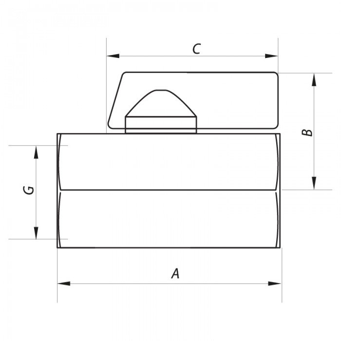 Кран "міні" ГГ 1/2"(NF.410) Nolf (NF2968)