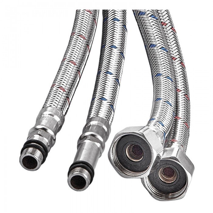 Гибкая подводка Champion FH-01-F1/2"xM10-30 нержавейка (пара) (AC0666) Гибкая подводка Champion FH-01-F1/2"xM10-30 нержавейка (пара) (AC0666)