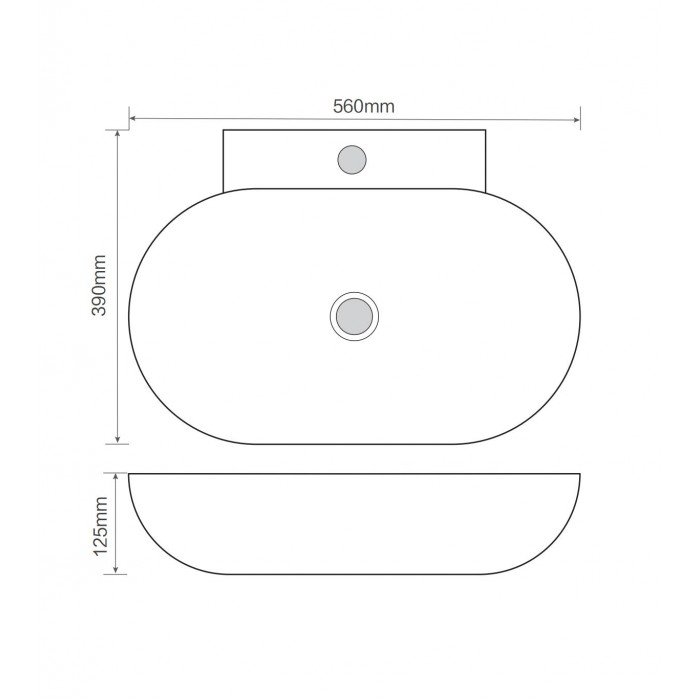 Раковина підвісна MIXXUS PREMIUM DIVERSE-0201 560х390х125mm з отвором під змішувач (MP6510) Раковина підвісна MIXXUS PREMIUM DIVERSE-0201 560х390х125mm з отвором під змішувач (MP6510)