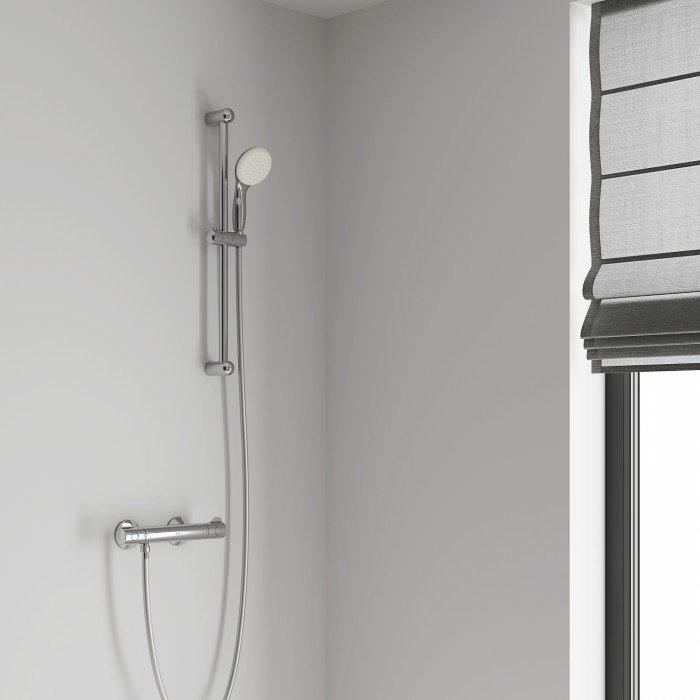Душовий гарнітур зі штангою, 1 режим струменю Grohe New Tempesta Classic (27853001)