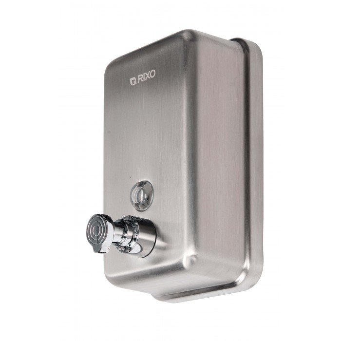 Дозатор мила-піни із нержавіючої сталі Rixo Solido (S116)