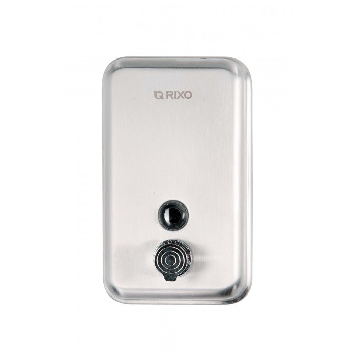 Дозатор мила-піни із нержавіючої сталі Rixo Solido (S116)