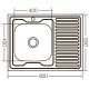 Кухонная мойка накладная Zerix Z8060L-04-160E (Satin) (ZX1618) Кухонная мойка накладная Zerix Z8060L-04-160E (Satin) (ZX1618)