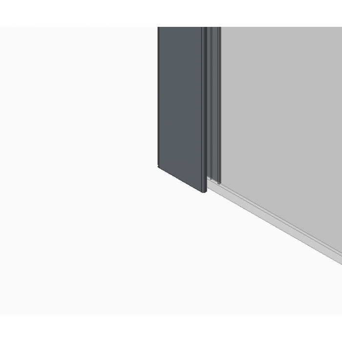 Душевая перегородка Koer SR SP02-100x200-TR-07 Walk-In прозрачное стекло Easy Clean 8мм, графит (KR Душевая перегородка Koer SR SP02-100x200-TR-07 Walk-In прозрачное стекло Easy Clean 8мм, графит (KR