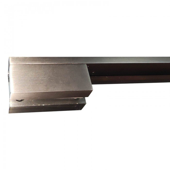 Душевая перегородка Koer SR SP02-100x200-TR-07 Walk-In прозрачное стекло Easy Clean 8мм, графит (KR Душевая перегородка Koer SR SP02-100x200-TR-07 Walk-In прозрачное стекло Easy Clean 8мм, графит (KR