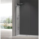 Душевая перегородка Koer SR SP02-100x200-TR-07 Walk-In прозрачное стекло Easy Clean 8мм, графит (KR Душевая перегородка Koer SR SP02-100x200-TR-07 Walk-In прозрачное стекло Easy Clean 8мм, графит (KR