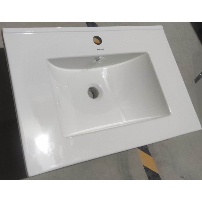 Раковина меблева Mixxus Premium CUBIC-1502 710х460х170mm з отвором під змішувач та переливом (MP6496)