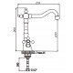 Смеситель для кухни Haiba Dominox 777 (HB0095)