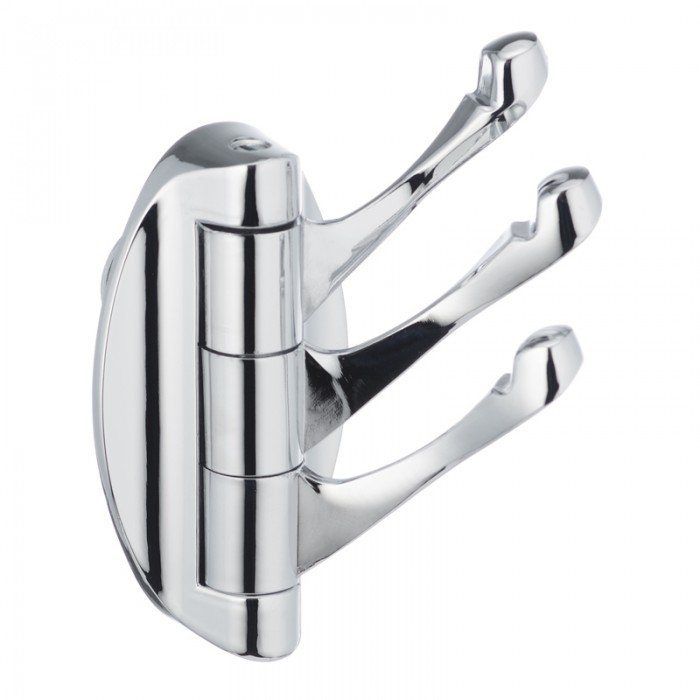 Тройной крючок для полотенец поворотный Zerix LR209-3 (LL1496)