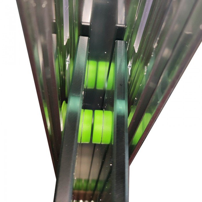 Дверь в нишу Koer SR SD03-140x200-TR-01 прозрачное стекло Easy Clean 8мм, хром (KR5385)