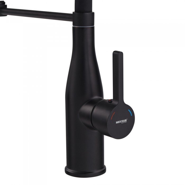 Смеситель для кухни Mixxus Premium Summer 017 BLACK REFL.BLACK (MI6961) Смеситель для кухни Mixxus Premium Summer 017 BLACK REFL.BLACK (MI6961)