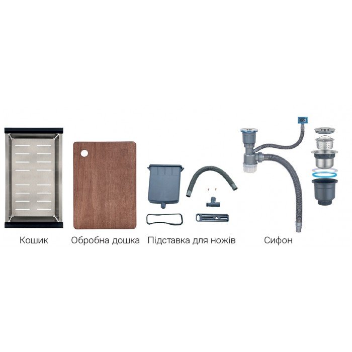 Мойка Mixxus Premium MH7545-SET-05 MICRO DECOR NANO-BLACK (3.0/0.8) комплект (графит) (MX9633) Мойка Mixxus Premium MH7545-SET-05 MICRO DECOR NANO-BLACK (3.0/0.8) комплект (графит) (MX9633)