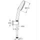 Душевой набор Grohe Tempesta Cube 110 3 режима Rain, Jet, Massage (275882433)
