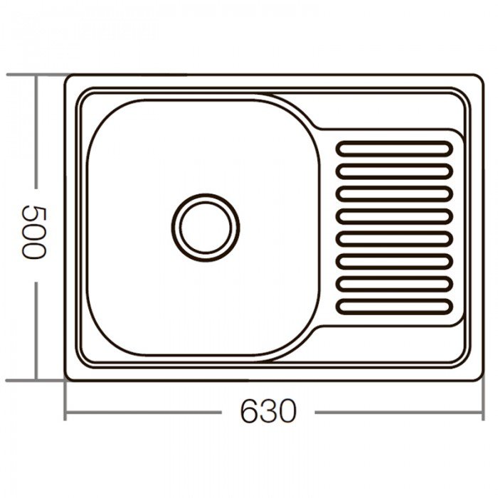 Мойка кухонная Zerix Z6350-08-180E (Satin) (ZM0563) Мойка кухонная Zerix Z6350-08-180E (Satin) (ZM0563)