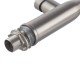 Кухонный смеситель с силиконовым изливом KOER KI-70005-02 (нерж. сталь) (KR3388)