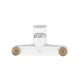 Смеситель для ванны Plamix CEZAR-009 EURO SET White, со шлангом, лейкой и кронштейном (PM0692) Смеситель для ванны Plamix CEZAR-009 EURO SET White, со шлангом, лейкой и кронштейном (PM0692)