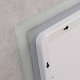 Зеркало Mixxus FLAT MR04-80x60 с Led Touch, Anti-fog, димером, регулятором яркости, часами (MI6928)