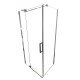 Душевая кабина без поддона Koer SR SC02-100x80x200-TR-01 прозрачное стекло Easy Clean 8мм, хром (KR Душевая кабина без поддона Koer SR SC02-100x80x200-TR-01 прозрачное стекло Easy Clean 8мм, хром (KR