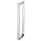 Душевая кабина без поддона Koer SR SC02-100x80x200-TR-01 прозрачное стекло Easy Clean 8мм, хром (KR Душевая кабина без поддона Koer SR SC02-100x80x200-TR-01 прозрачное стекло Easy Clean 8мм, хром (KR