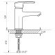 Смеситель для умывальника Zerix PUD1 046 белый (ZX2796)