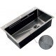 Мойка Zerix ZH7545-SET-05 DECOR NANO-BLACK (3.0/0.8) с нерж. стали, комплект (графит) (ZM5582) Мойка Zerix ZH7545-SET-05 DECOR NANO-BLACK (3.0/0.8) с нерж. стали, комплект (графит) (ZM5582)