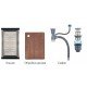 Мойка Zerix ZH7545-SET-05 DECOR NANO-BLACK (3.0/0.8) с нерж. стали, комплект (графит) (ZM5582) Мойка Zerix ZH7545-SET-05 DECOR NANO-BLACK (3.0/0.8) с нерж. стали, комплект (графит) (ZM5582)