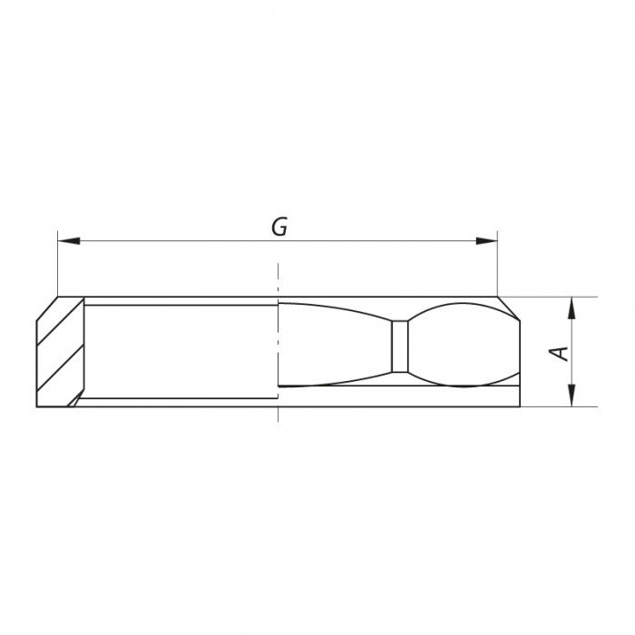 Контрольна гайка 1/2" Koer KF.K06 (KF0001)