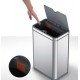 Відро для сміття сенсорне прямокутне Koer TC-020212-02 12 л колір нержавійка (KR5584)