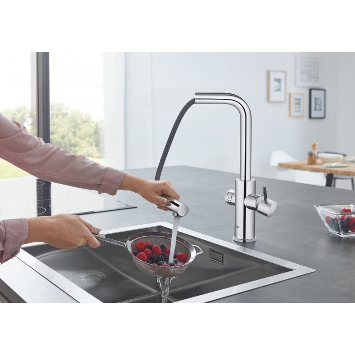 Система фильтров для питьевой воды со смесителем Grohe Blue Home Connected (31539000)