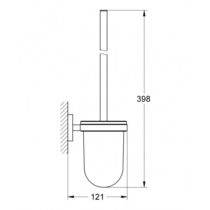 Ершик для унитаза Grohe Essentials New (40374001) Ершик для унитаза Grohe Essentials New (40374001)